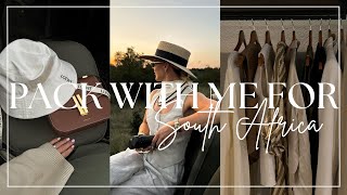 PREP & PACK WITH ME FOR SOUTH AFRICA | PACKING TIPS & HOLIDAY OUTFITS