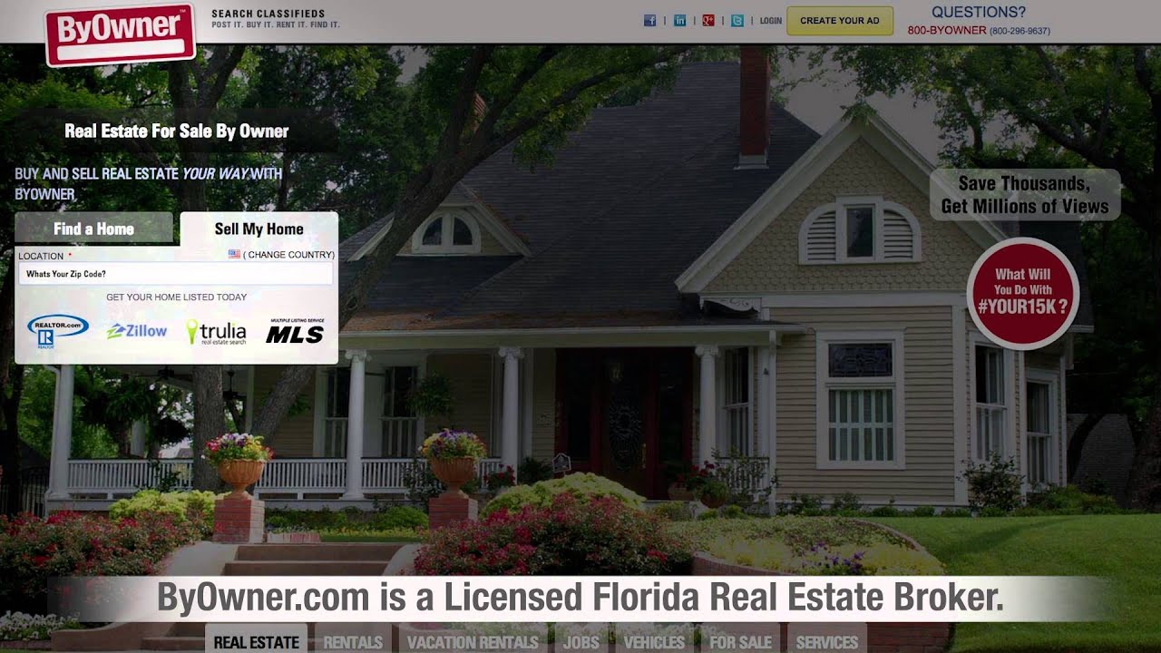 Sell Your Home ByOwner 800-ByOwner