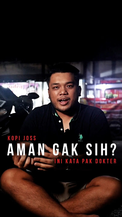 Minum Kopi Joss, Aman Gak Sih? Ini Kata Pak Dokter Muhammad Rizki Febrianto