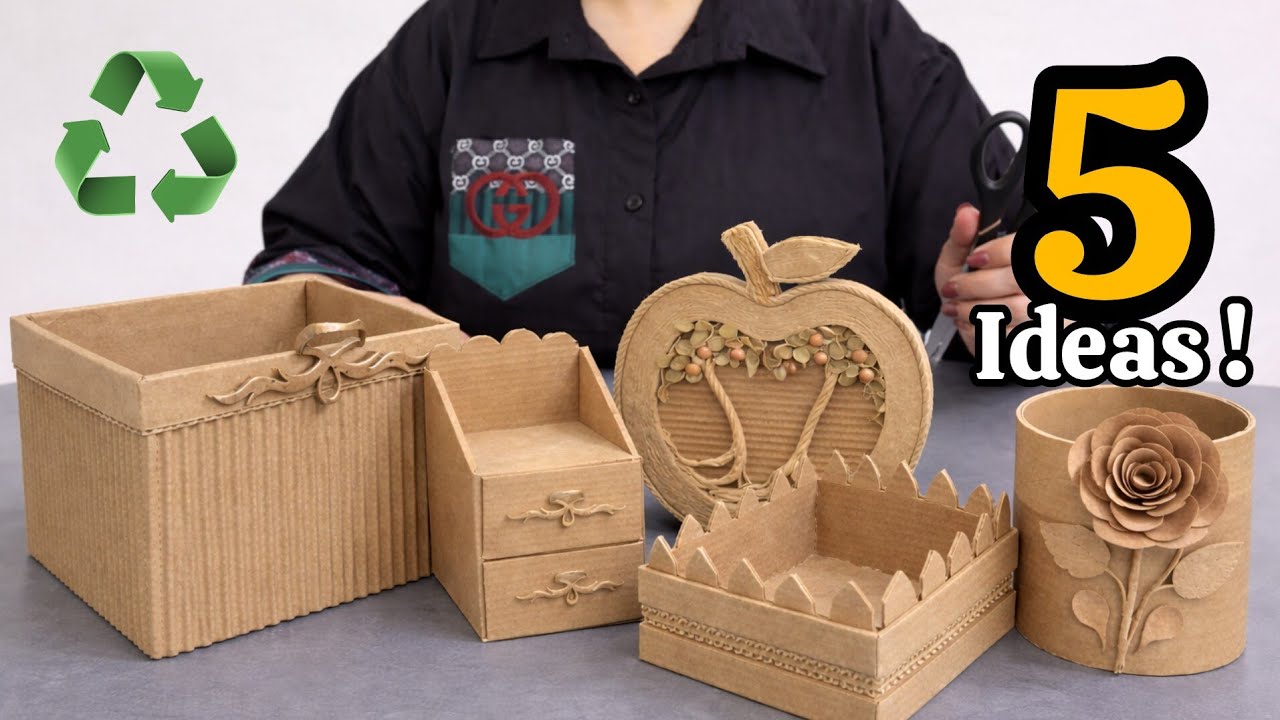 Creativity on a Budget! Making 3 Amazing Things with Cardboard