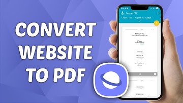 How to Convert Webpage to PDF on Samsung