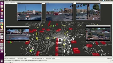 Lidar and Camera Data in Urban Areas from Waymo