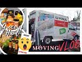 MOVING VLOG #1| move in day, unpacking & organizing, first grocery haul + more