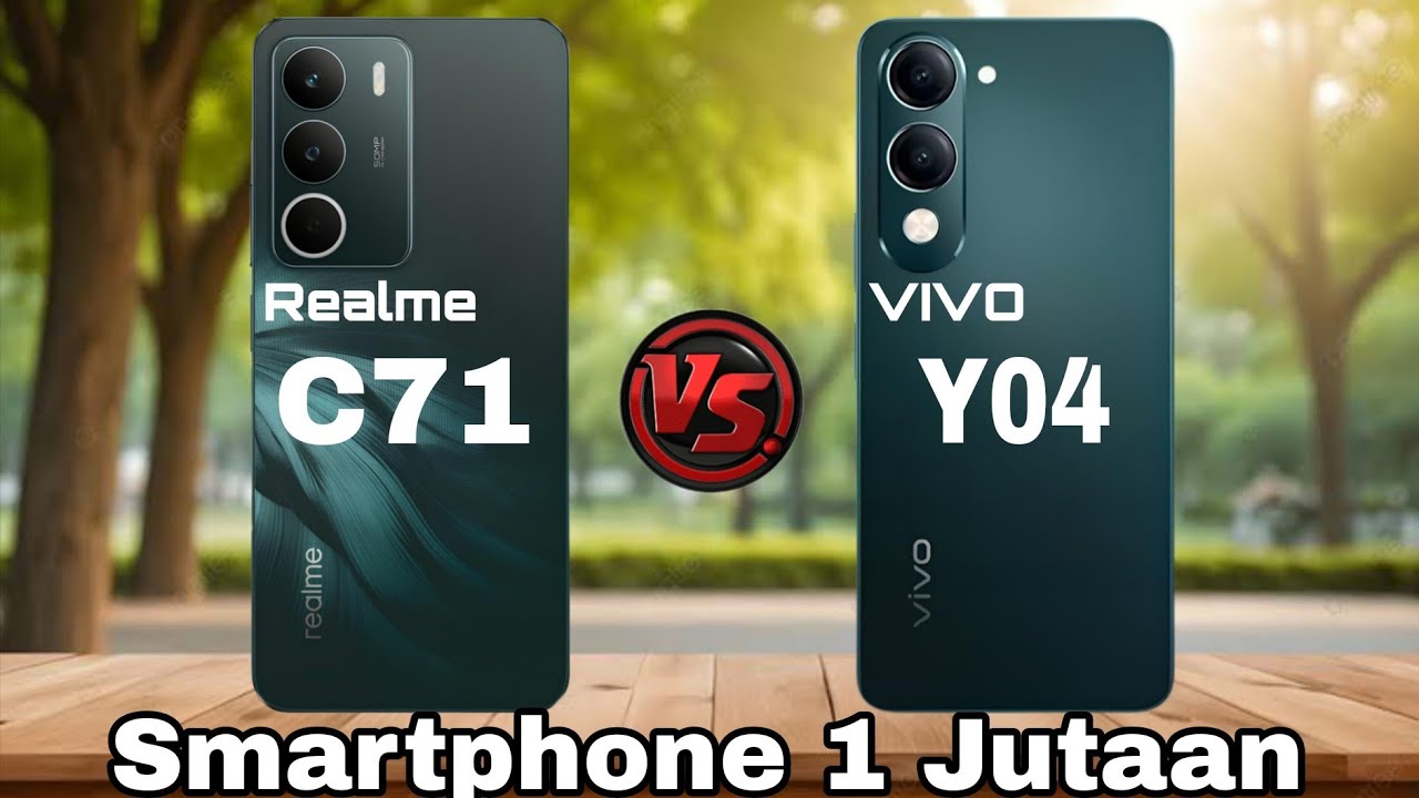 REALME C71 VS VIVO Y04 | Smartphone 1 Jutaan