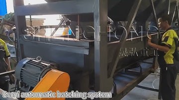 Semi automatic batching system