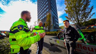 Gepakt Door Politie Tijdens Brommer Meeting
