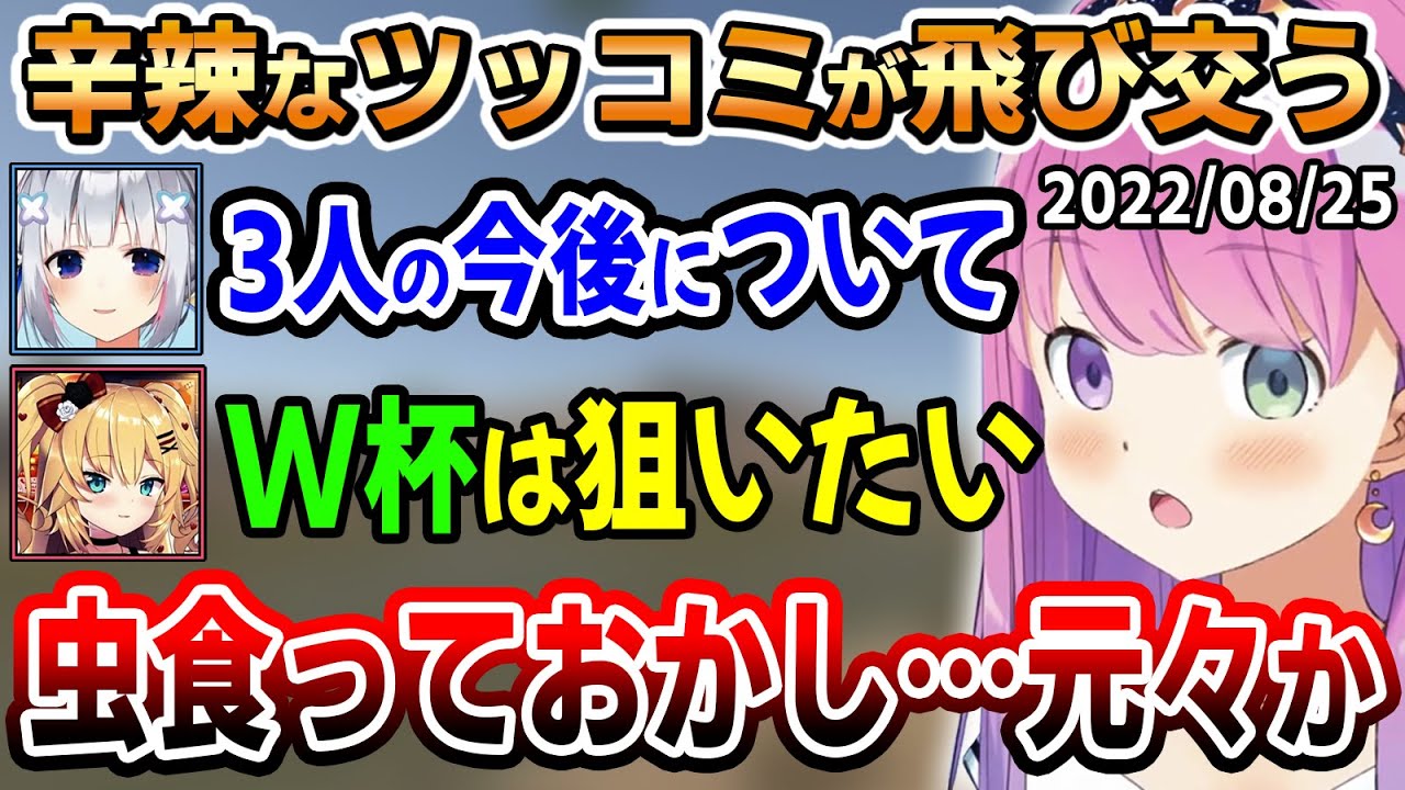 ボケと辛辣なツッコミの応酬からてぇてぇがにじみ出るちゃまたんなのら【2022/08/25/赤井はあと/天音かなた/姫森ルーナ/ホロライブ切り抜き】