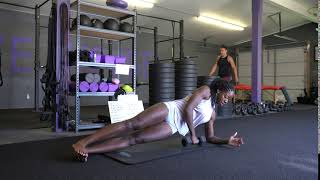 Side plank snatch