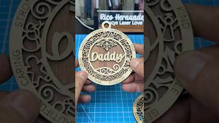 Laser Cut Christmas Ornaments 2 Layers #aeonvip @AeonLaserUSA #shorts