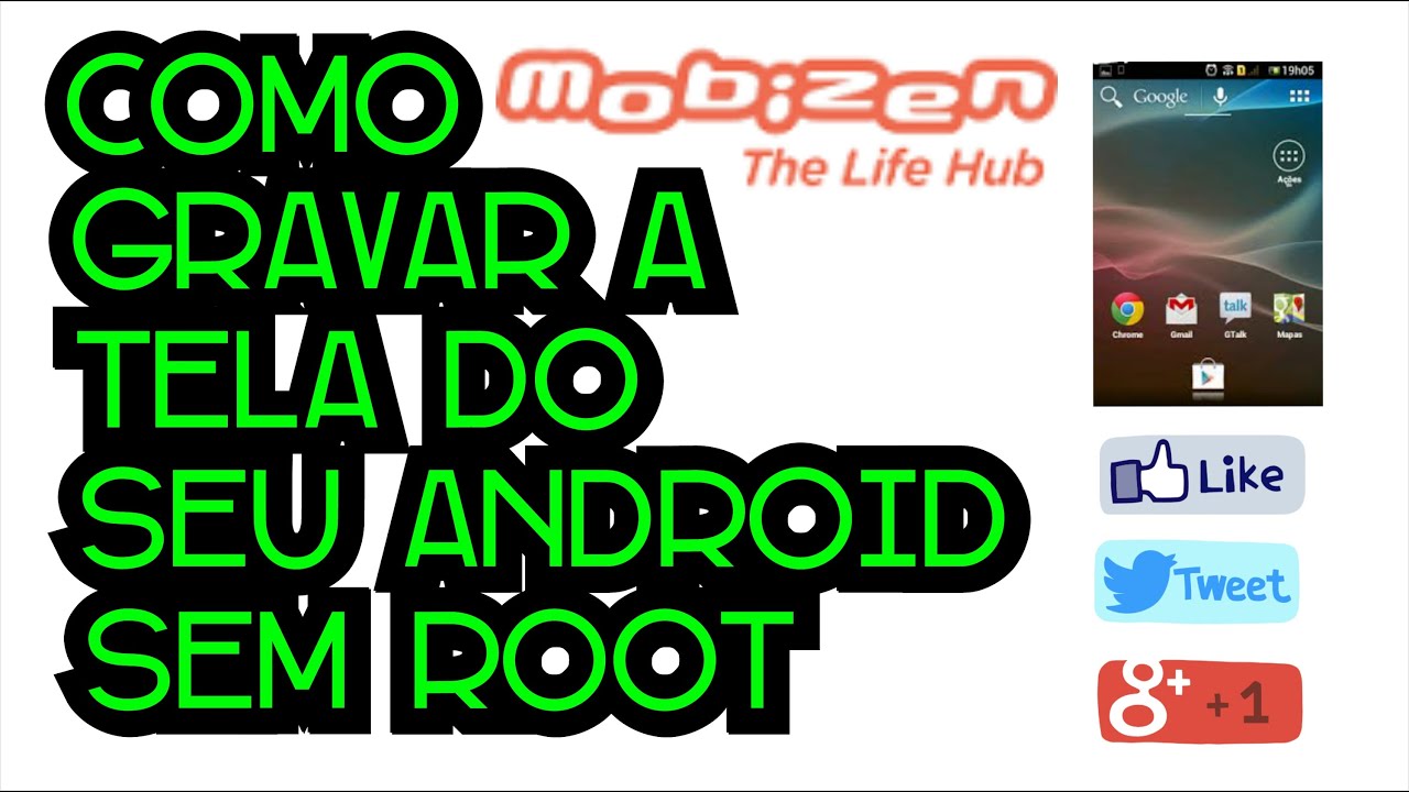 Como gravar a tela do seu Android sem ROOT e sem PC - YouTube