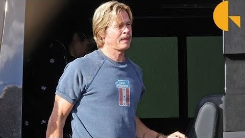 CLIFF BOOTH KEERT TERUG! Brad Pitt op Once Upon a Time-vervolgset - EERSTE KIJKJE