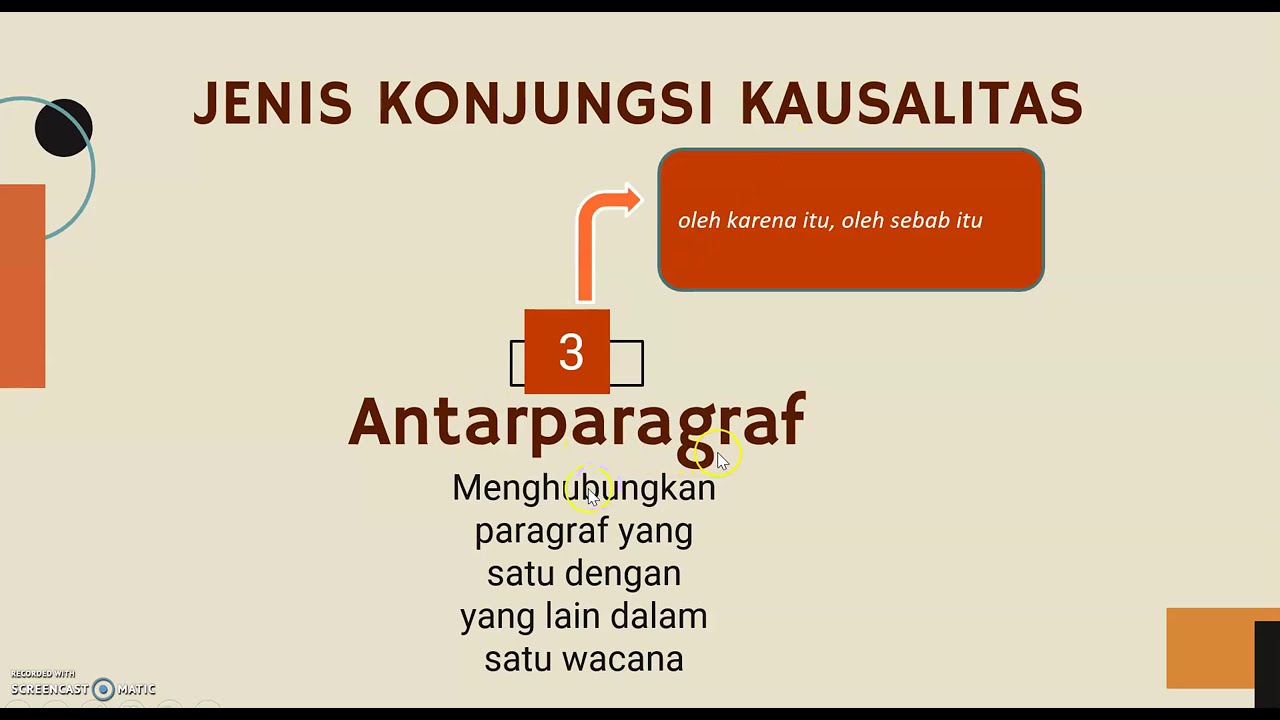 Konjungsi Kausalitas dan Kronologis - YouTube