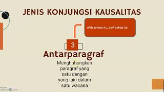 Konjungsi Kausalitas dan Kronologis
