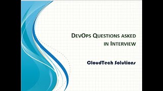 Famous DevOps Interview Questions-Part-2 | AWS DevOps | CI/CD Wealth