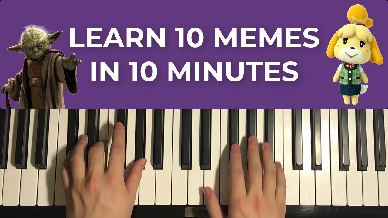 Learn 10 Meme Songs on Piano in 10 Minutes (Part 14)