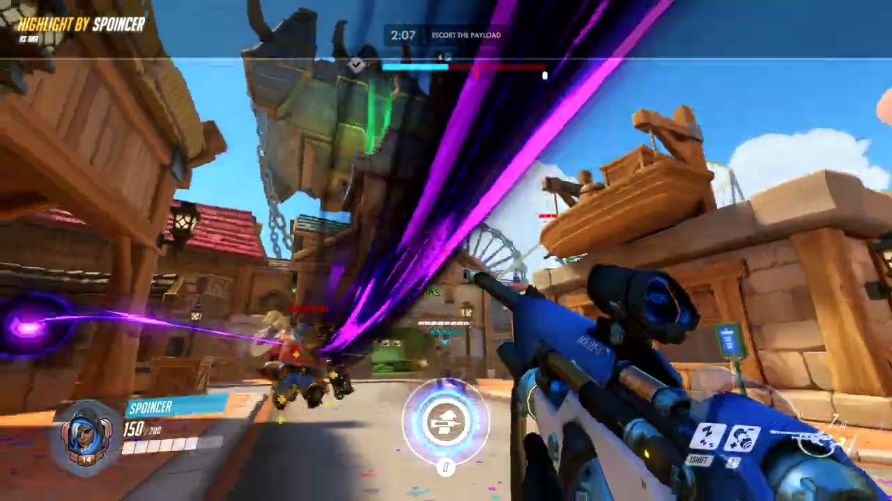 Видеообзор игры за Ану в Overwatch от 28 марта 2018 года, 