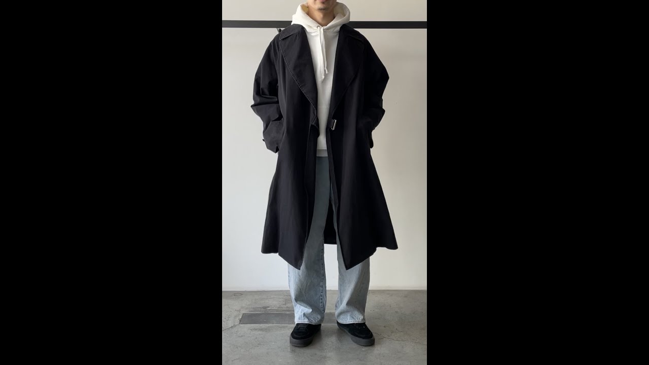 COMOLI 22 S/S COLLECTION ウォッシュド タイロッケンコート #Shorts