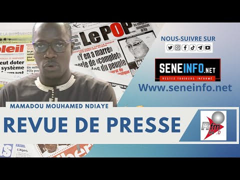 Revue de presse de la Rfm (Wolof) du Mercredi 30 Août 2023 avec Mamadou Mouhamed Ndiaye