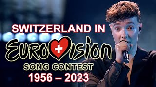 Switzerland 🇨🇭 in Eurovision Song Contest (1956-2023)