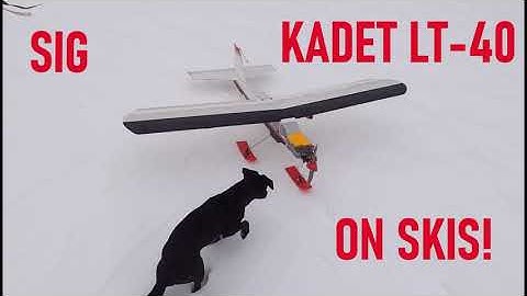 Sig KADET LT-40 on Skis during winter Flurries Magnum 46