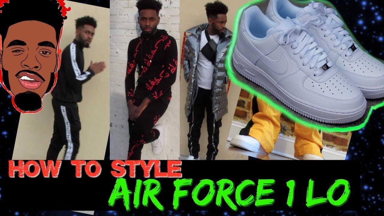 How To Style Air Force 1 Lo 07 - YouTube