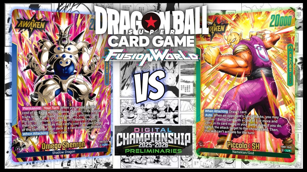 ОНЛАЙН-КВАЛИФИКАЦИЯ RD1 | СПИСОК КОЛОДОК | (U) OMEGA SHENRON VS (G) PICCOLO : SH