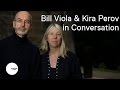 Bill Viola and Kira Perov in conversation with Clare Lilley
