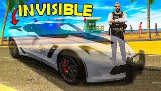 Catching Criminals with Invisible Cop Car in GTA 5 RP