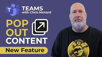 Teams - Pop Out Content - Awesome New Feature for Meetings