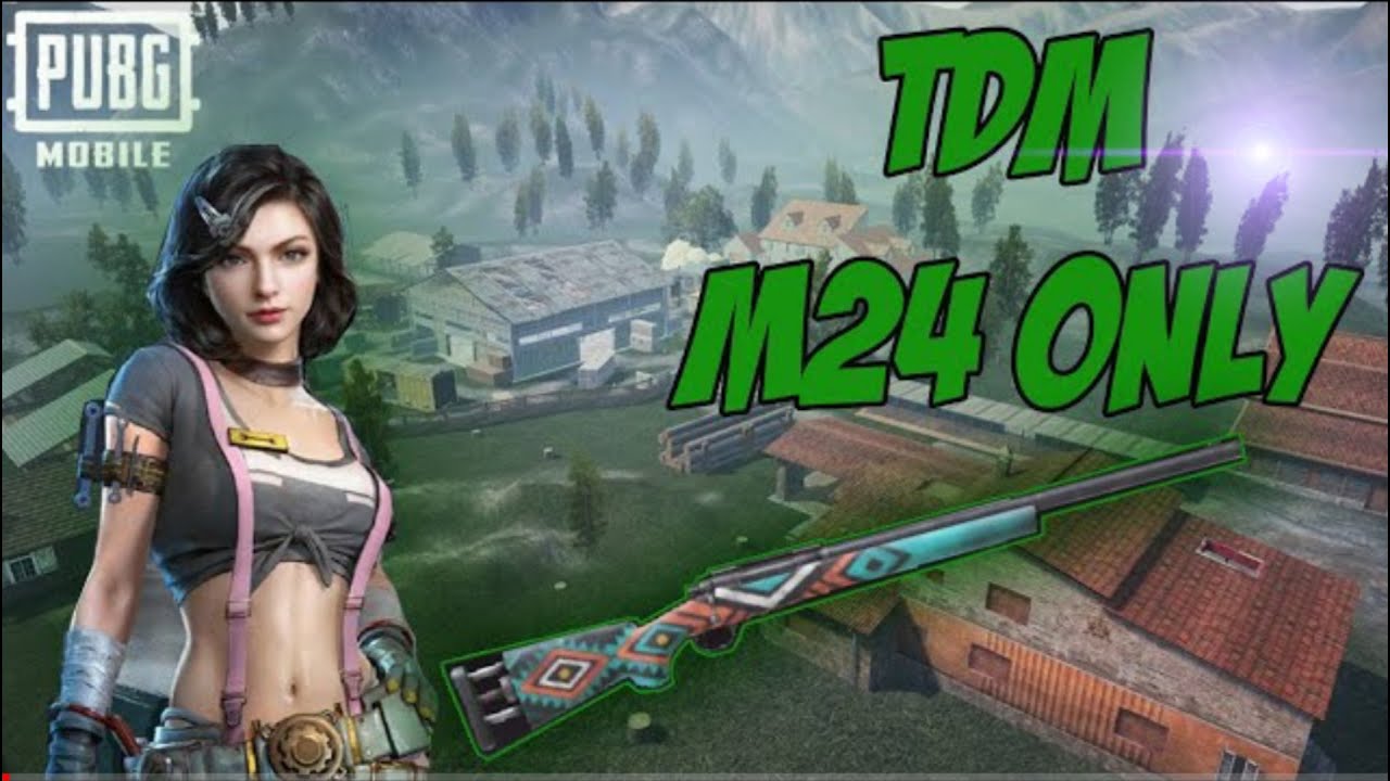 TDM ROOM 2 VS 2 MATCH | M24 ONLY | PUBG MOBILE | CLOSE FIGHT | M24 RUSH ...
