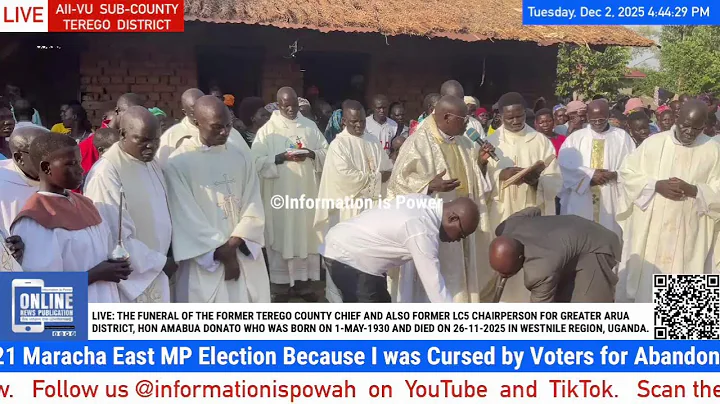 LIVE: THE FUNERAL OF HON DONATO AMABUA BORN ON 1-MAY-1930 AND DIED ON 26-11-2025