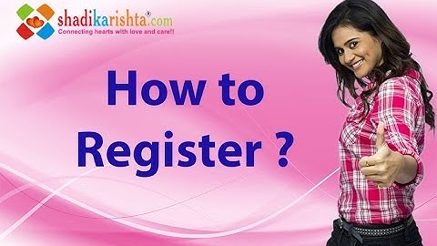 How to Register on ShadiKaRishta.com Matrimonial Website - English Version - How to Create Profile
