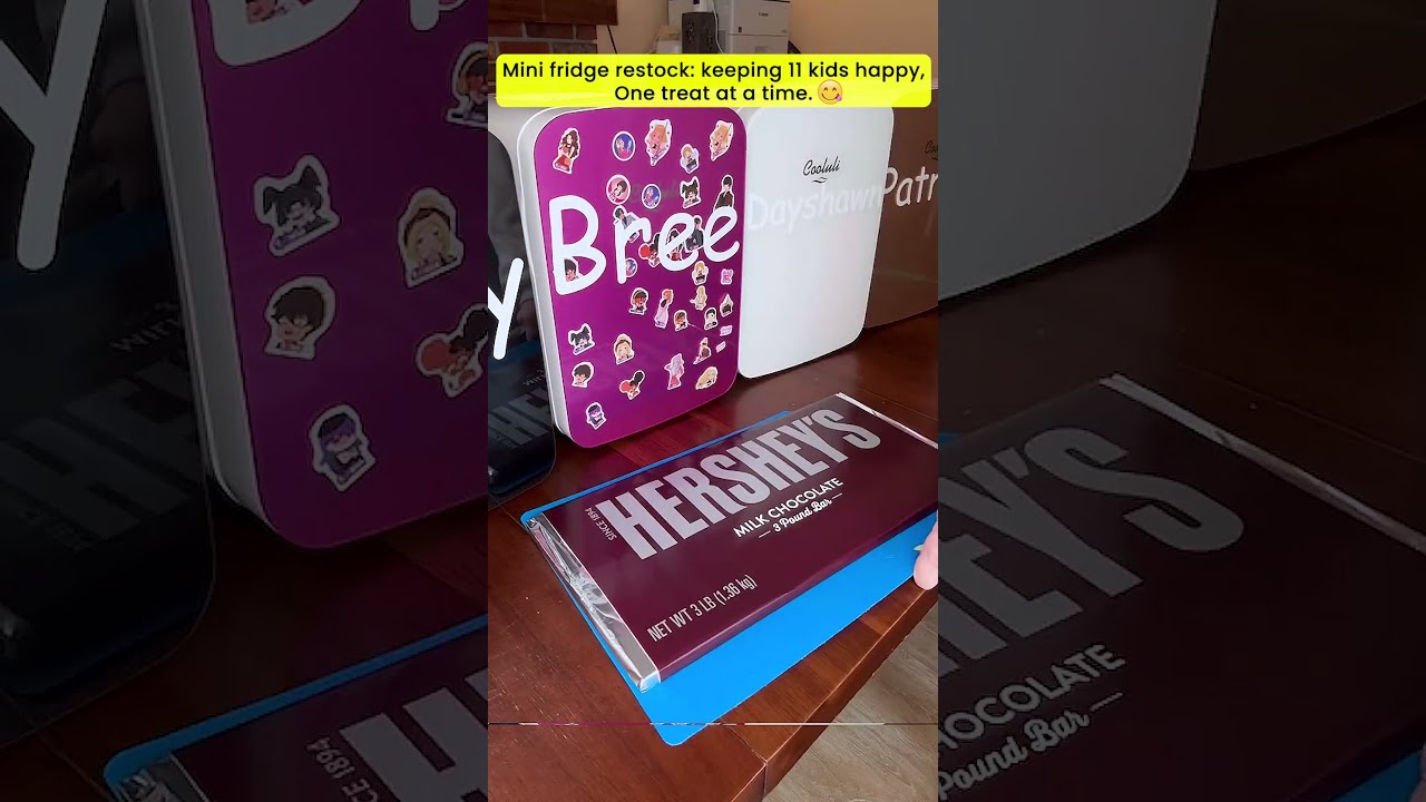Пополняем запасы мини-холодильника для моих 11 детей! 😱
