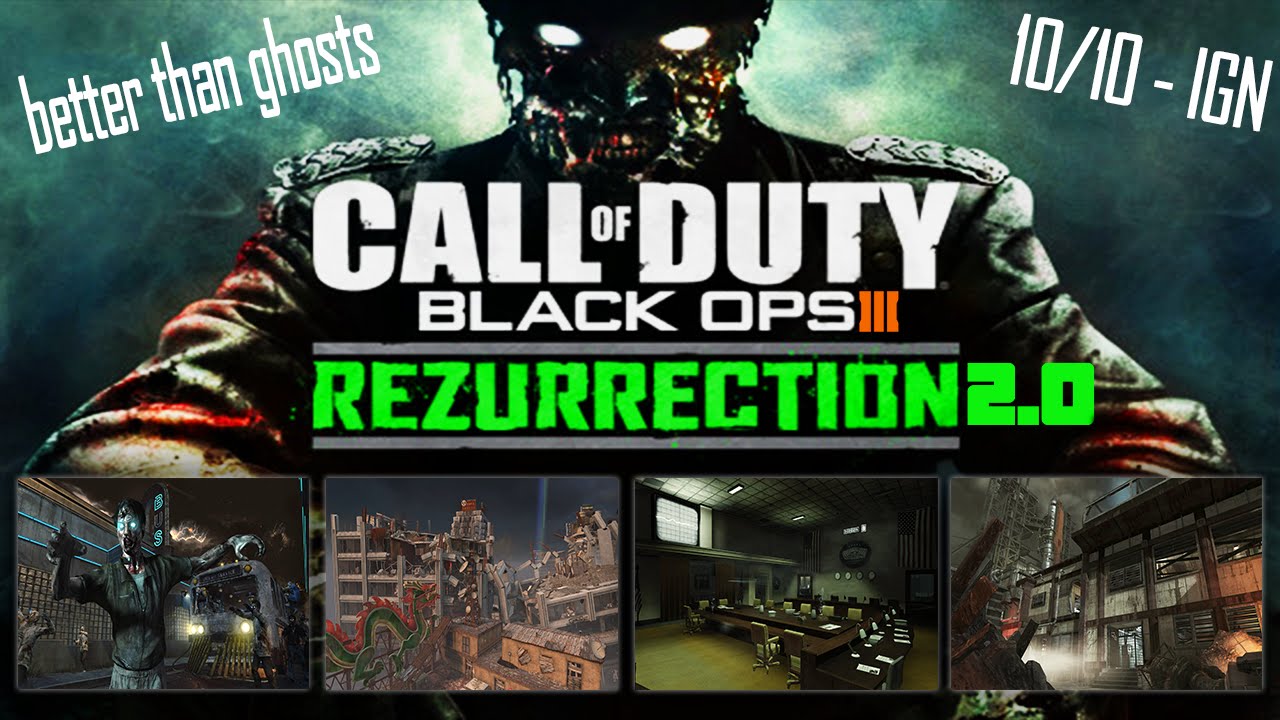 BO3 DLC 5 CONFIRMED GAMEPLAY! Rezurrection 2.0 ZOMBIE MAP REMAKES In Black Ops 3 DLC!!!
