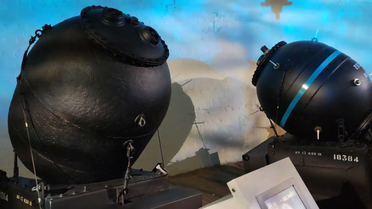 Sea Mines At Explosion Museum of Naval Firepower UK