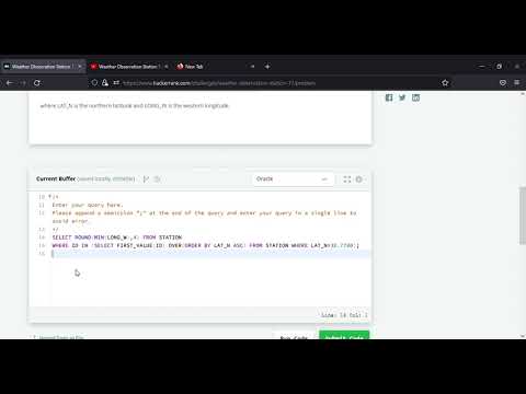 Weather Observation Station 17   HackerRank Solution