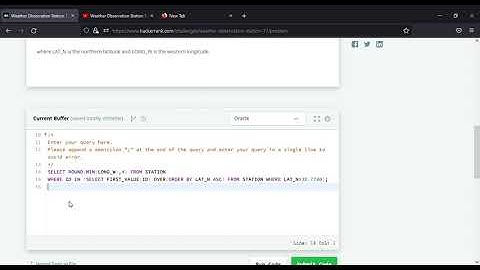 Weather Observation Station 17   HackerRank Solution