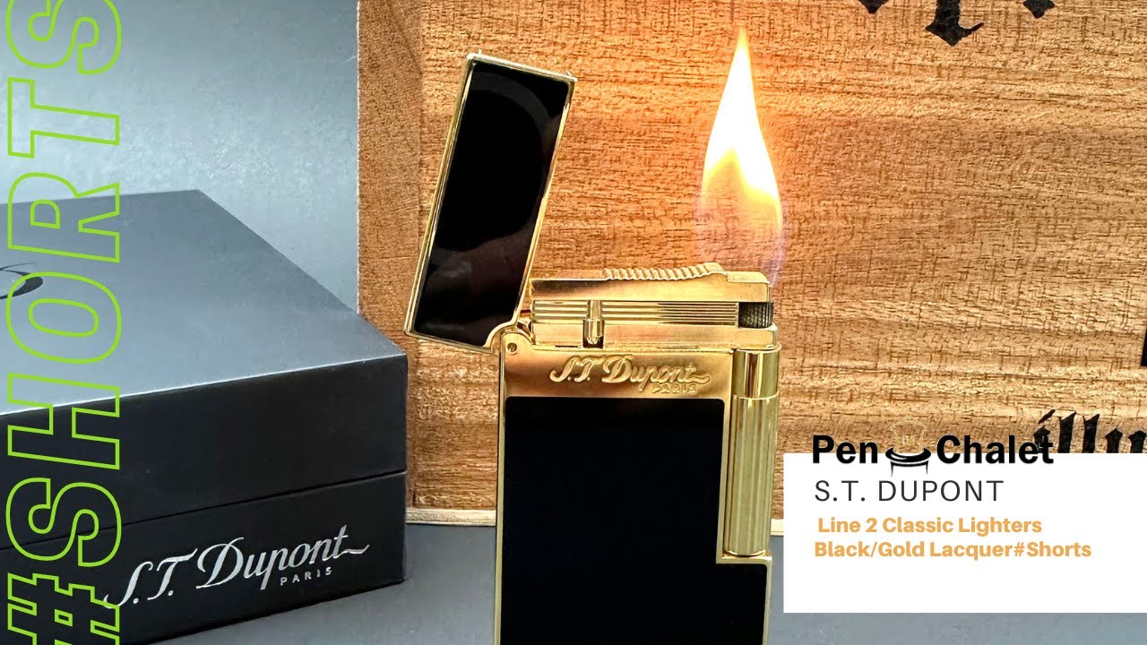 S.T. Dupont Line 2 Classic Lighter #Shorts - YouTube