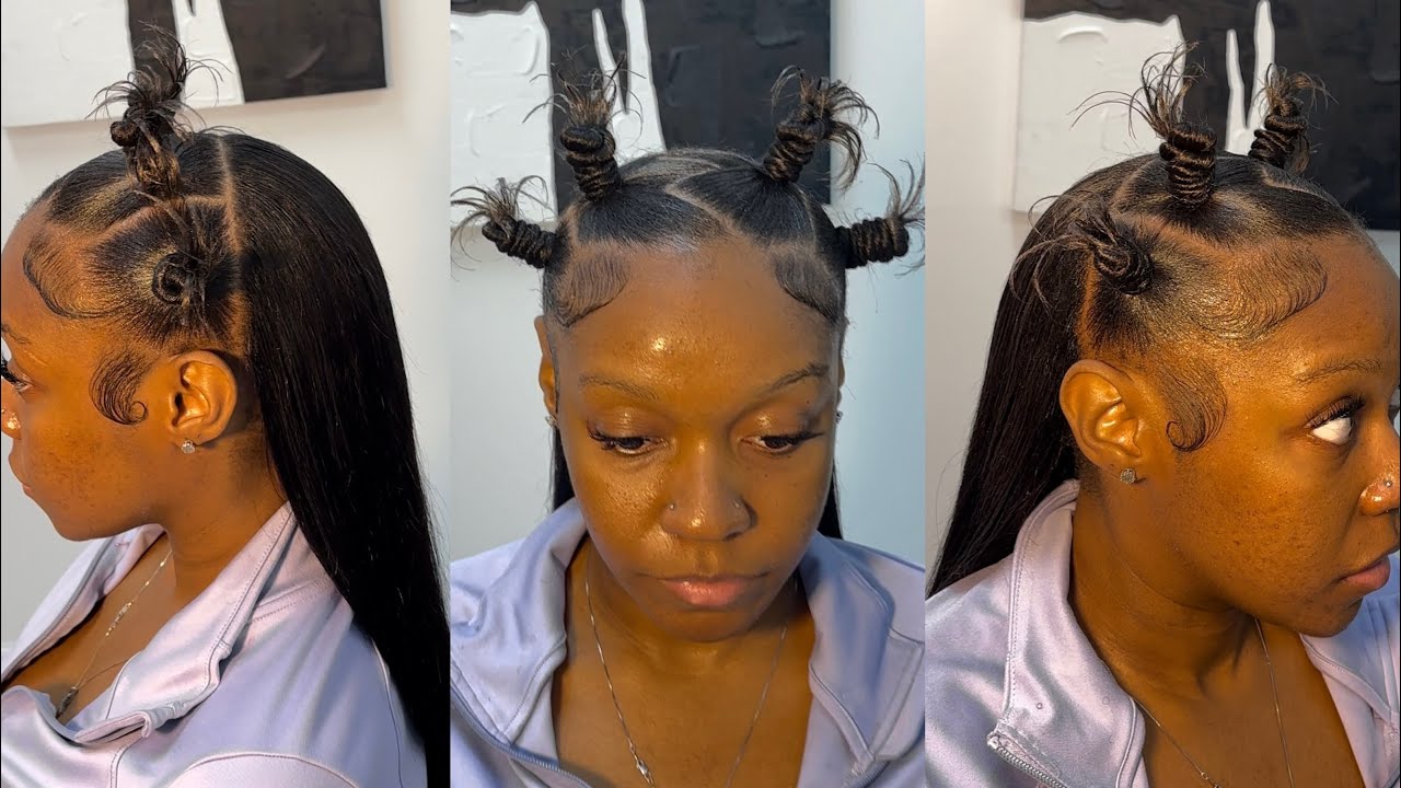 Bantu Knots| Spikes| Half-up Half-down