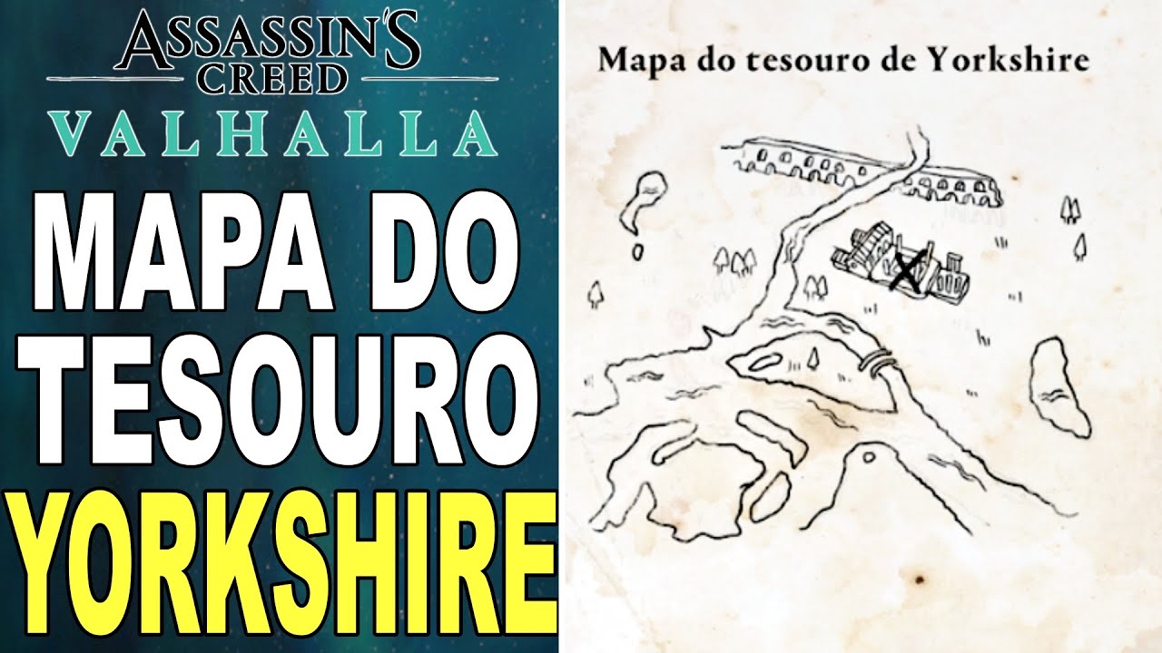 MAPA DO TESOURO DE YORKSHIRE - ASSASSIN'S CREED VALHALLA 