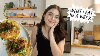 what I eat in a week (plant based + gluten free)