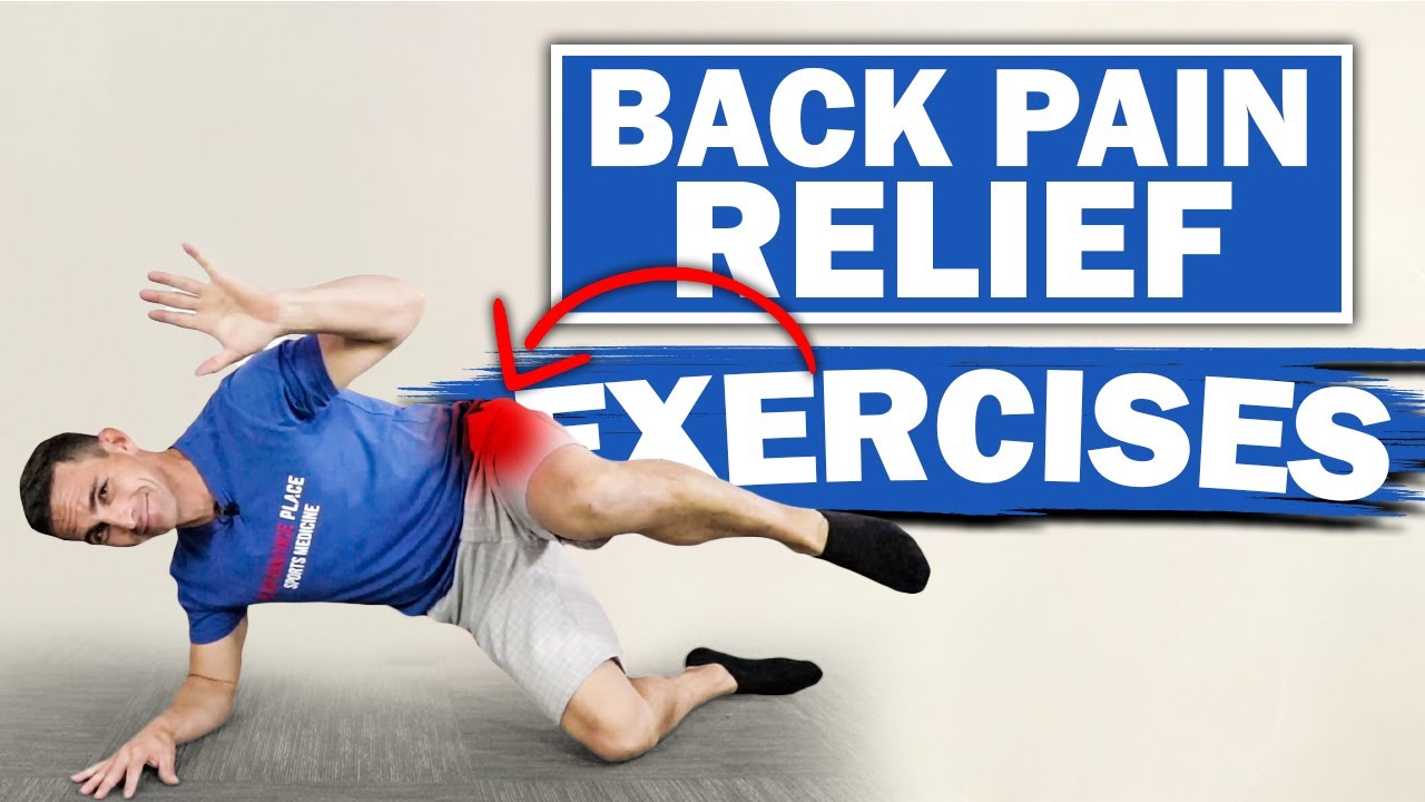 5 Exercises To Relieve Herniated Disc Back Pain In 5 Minutes - YouTube
