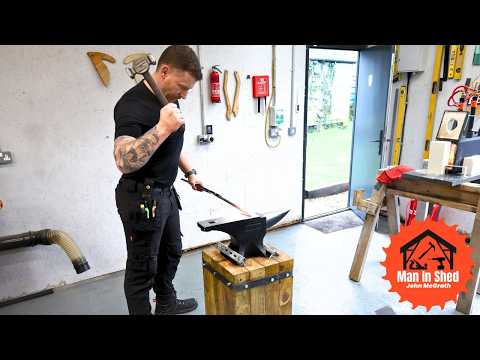 How to Build an Anvil Stand and Mount an Anvil so its Quiet!! Testing a Vevor Anvil.