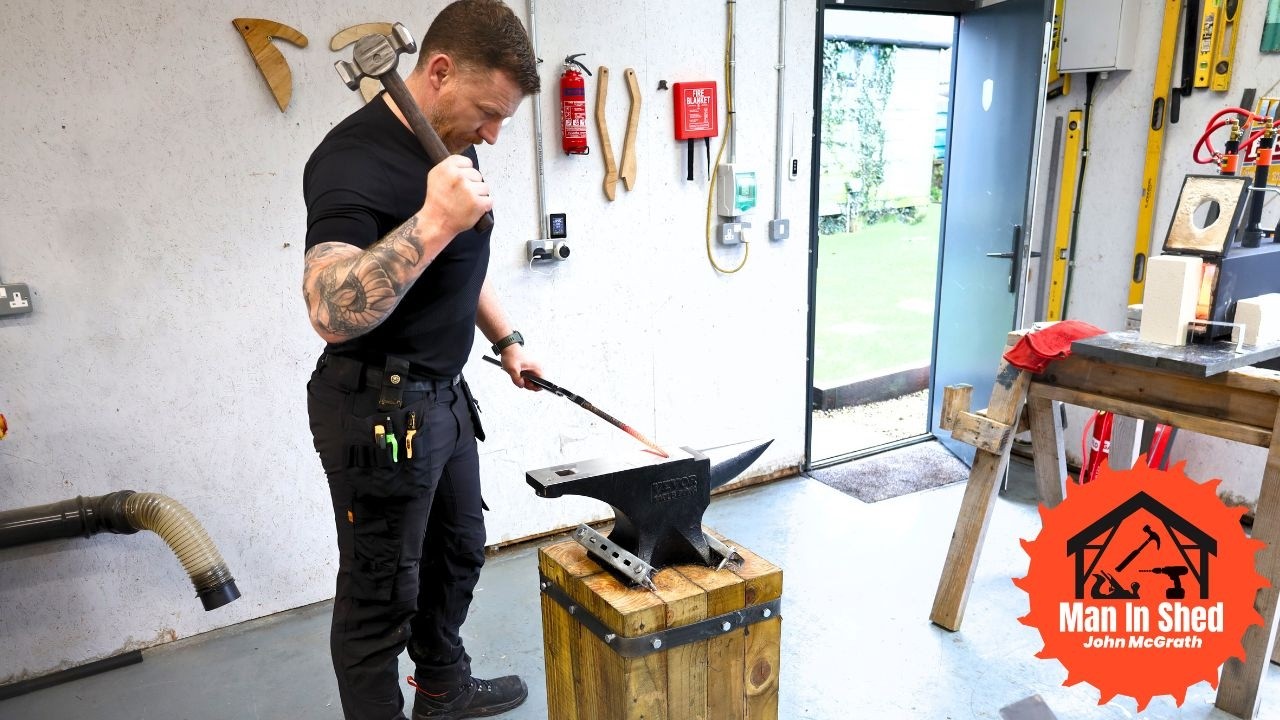 Как сделать подставку для наковальни и установить наковальню так, чтобы она работала бесшумно! Те...