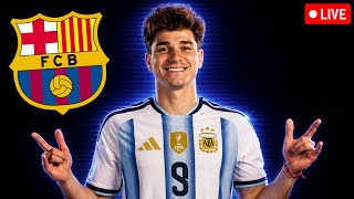 JULIAN ALVAREZ SPEAKING TODAY ABOUT LEAVING TO BARCELONA ???