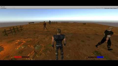 Gothic random NPC test Unity3d