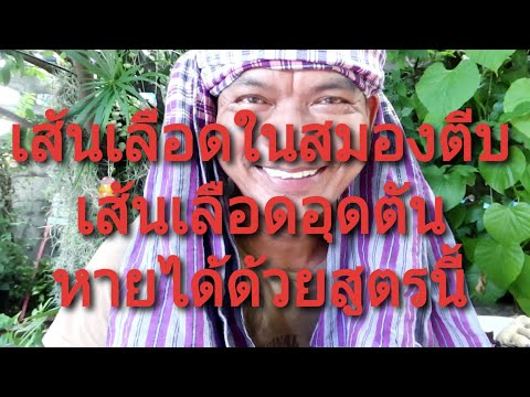 เส้นเลือดในสมองตีบ เส้นเลือดอุดตัน สุตรสมุนไพรนี้หายได้