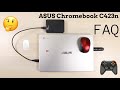 ASUS Chromebook C423N (Touchscreen) - FAQ [I/O device connect, MS Office, Free Fire and much more]