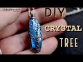 Crystal Point Tree of Life Wire Wrap Tutorial Using Top Drilled Titanium Aura Quartz | DIY Jewelry