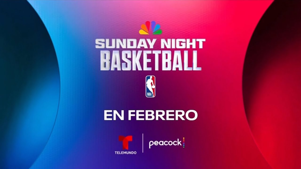 La NBA Presenta: Sunday Night Basketball | Promo 1 | En Vivo | En Febrero | Telemundo y Peacock